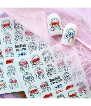 3D Слайдер Dream Nails №374